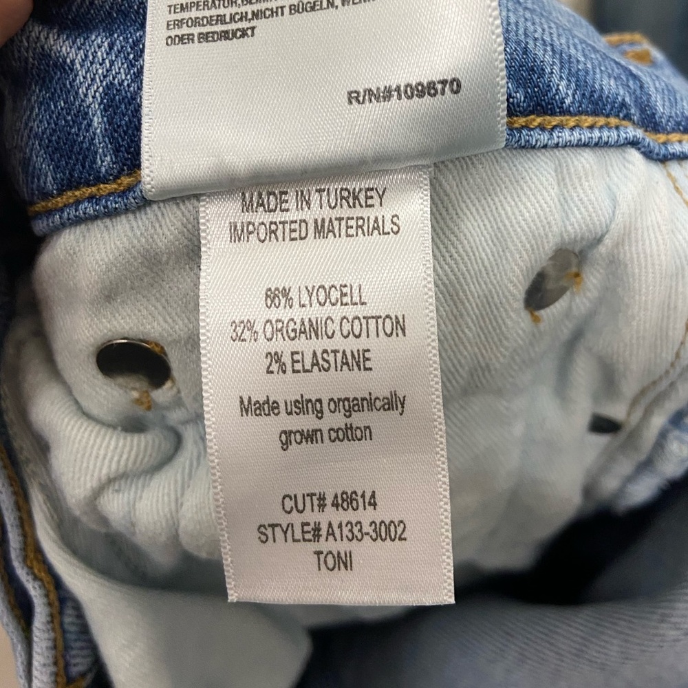 Agolde Toni Straight Leg Jean in Swerve - Picture 9 of 9